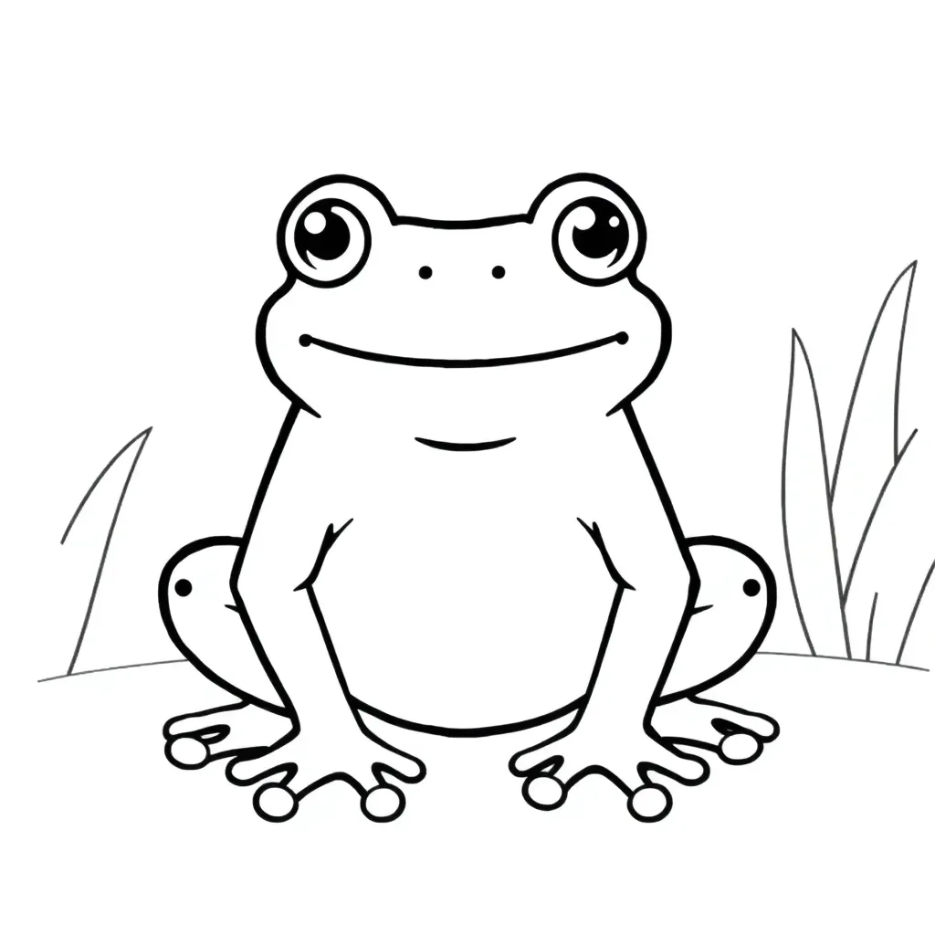 Kikker Quiver coloring page for children