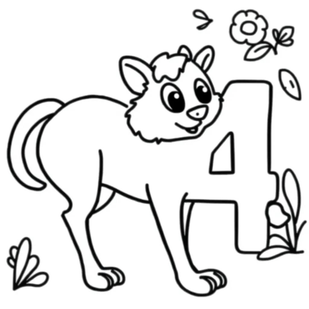 Kleuren Nummer Creatief Ontspanning Kunst coloring page for children