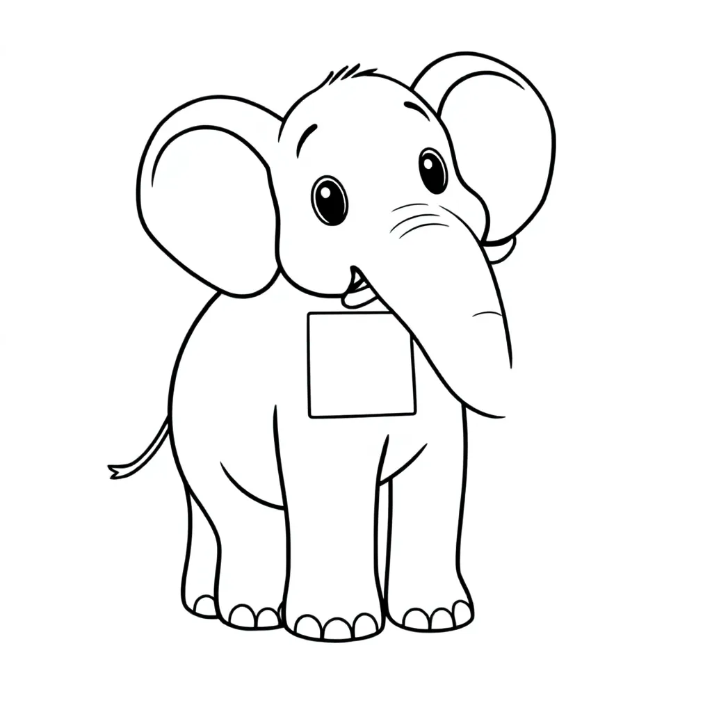 Kleuren op nummer kleurplaat voor kinderen