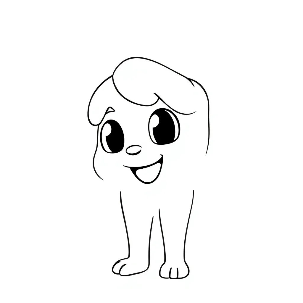 Plantilla para colorear para niños