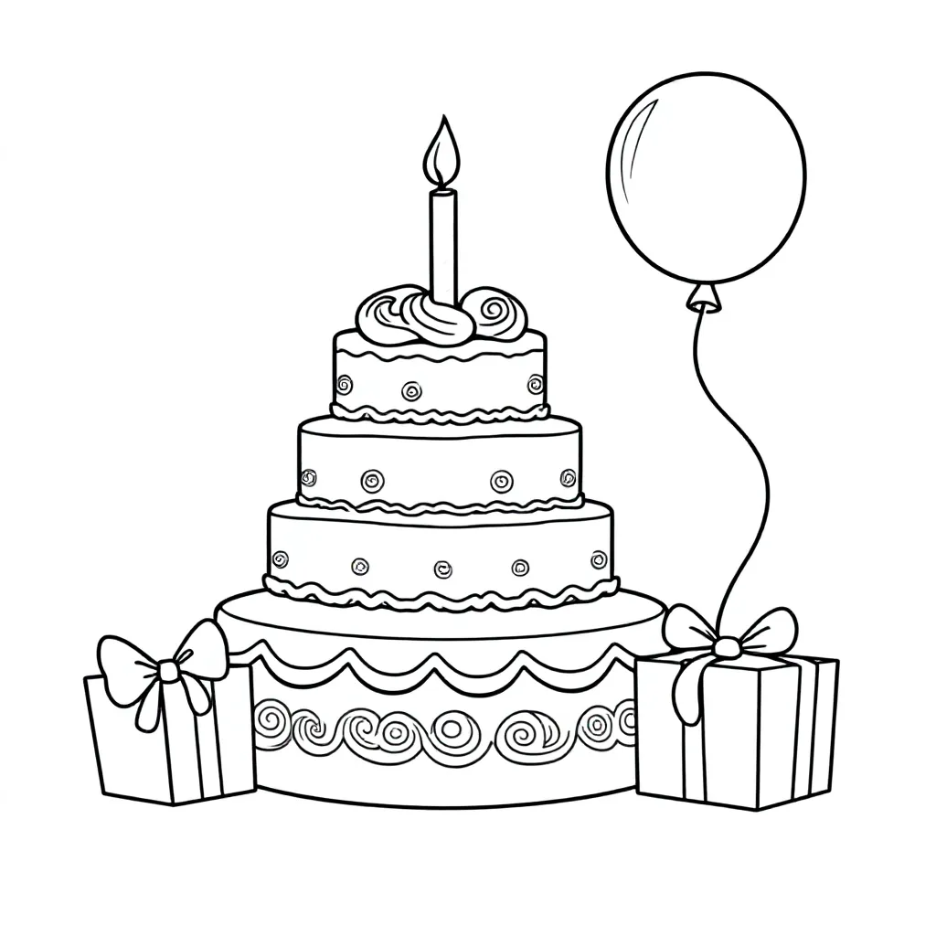 hoera 17 jaar coloring page for children