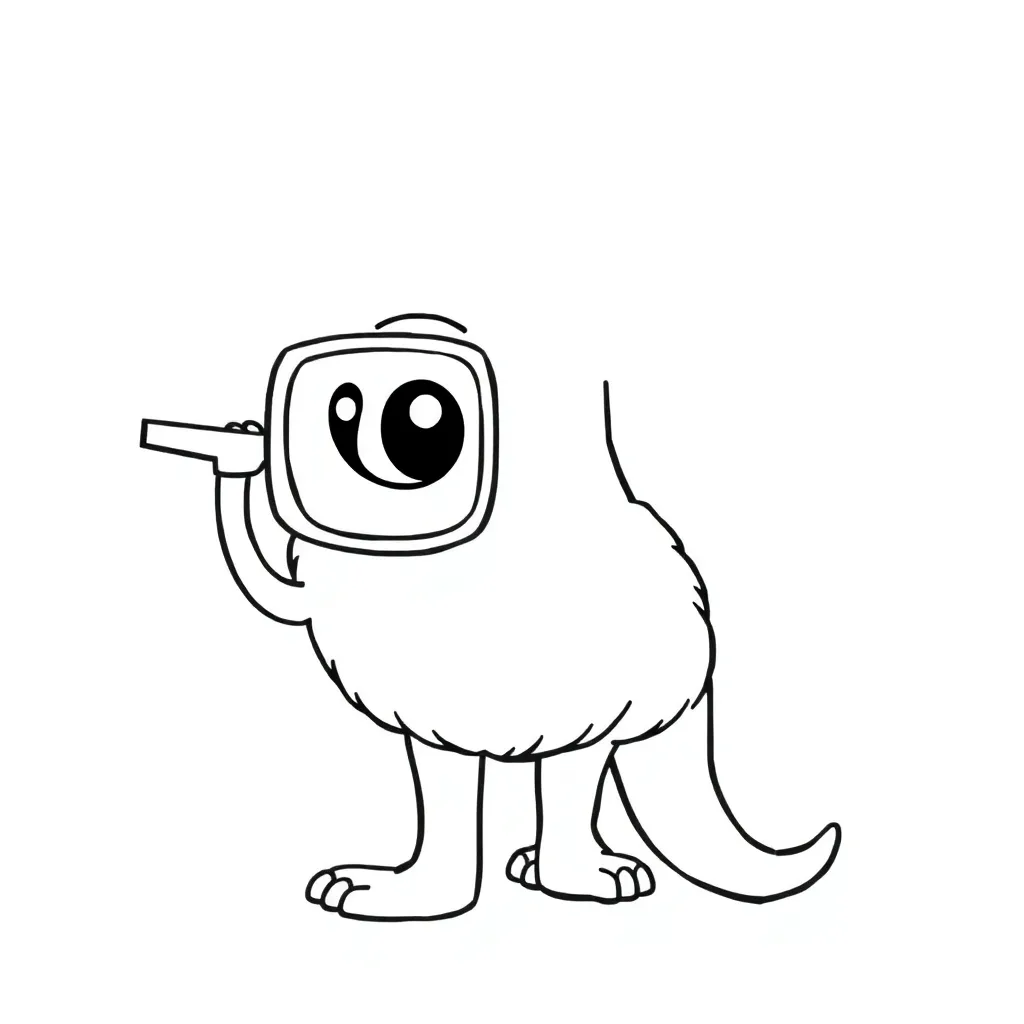 Te analyseren kleurplaat voor kinderen