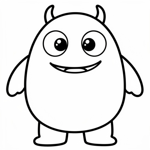 SPRUNKI coloring page for children