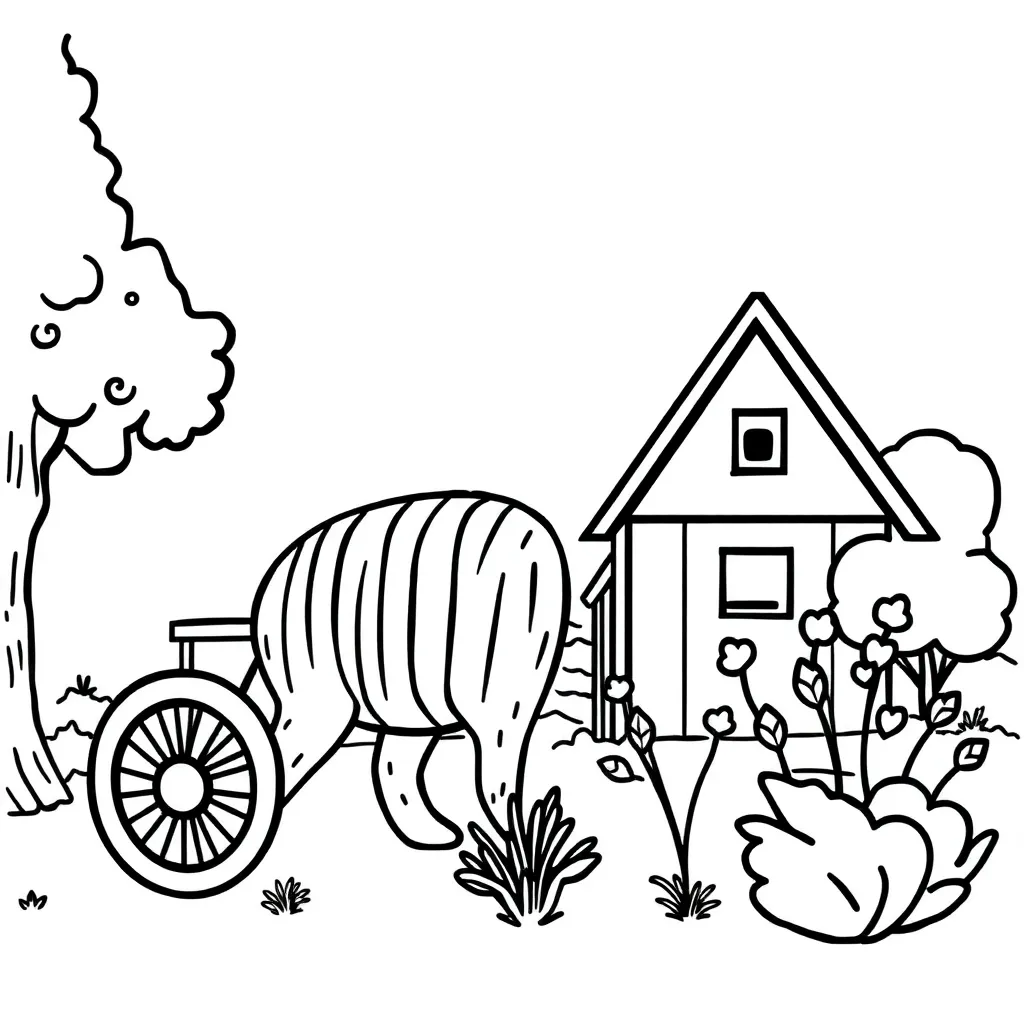 Feuille de coloriage pour enfants