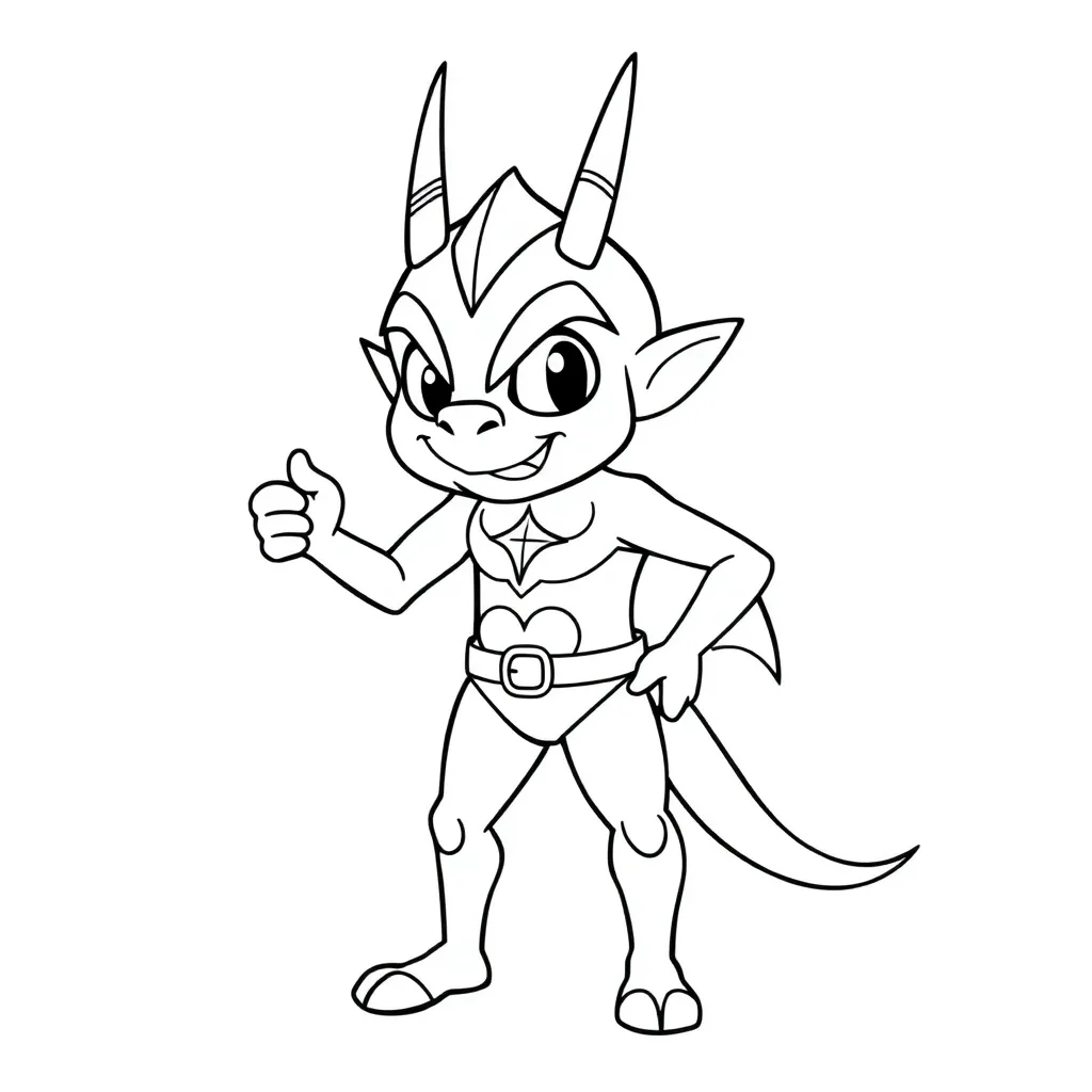 Plantilla para colorear para niños