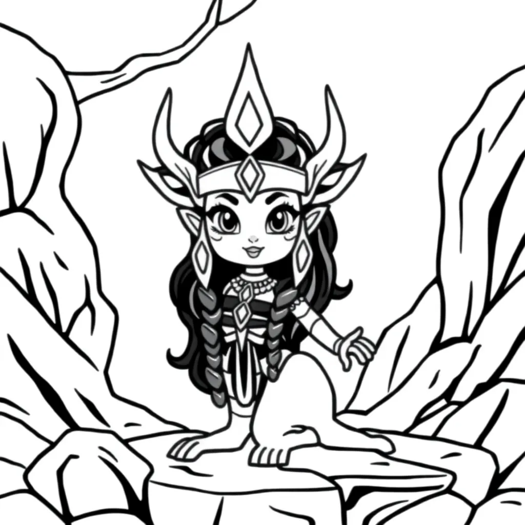 Plantilla para colorear para niños