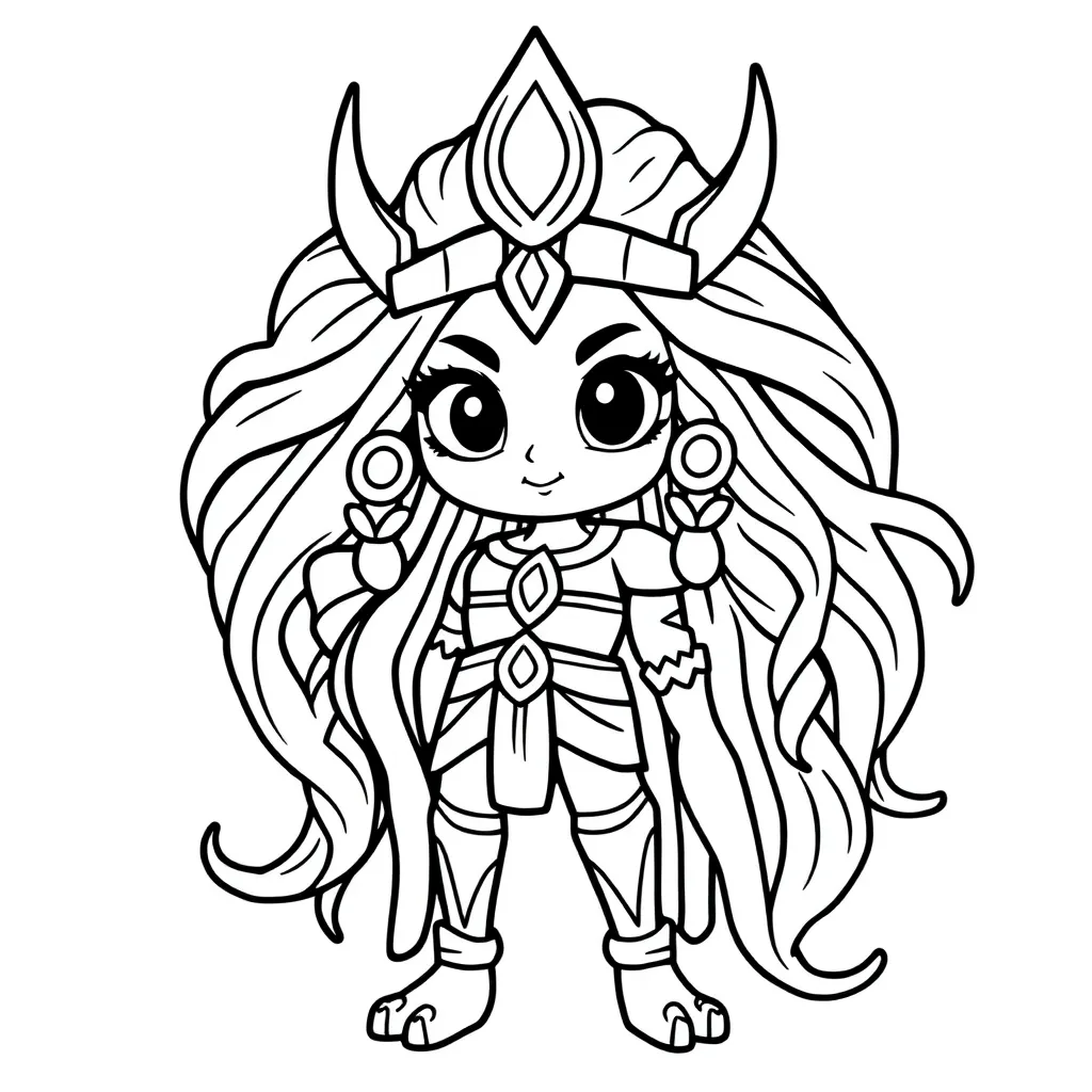 Plantilla para colorear para niños