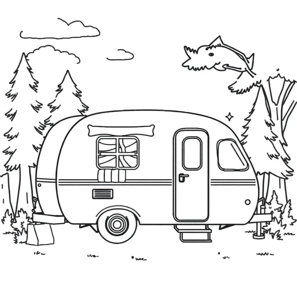 Plantilla para colorear para niños