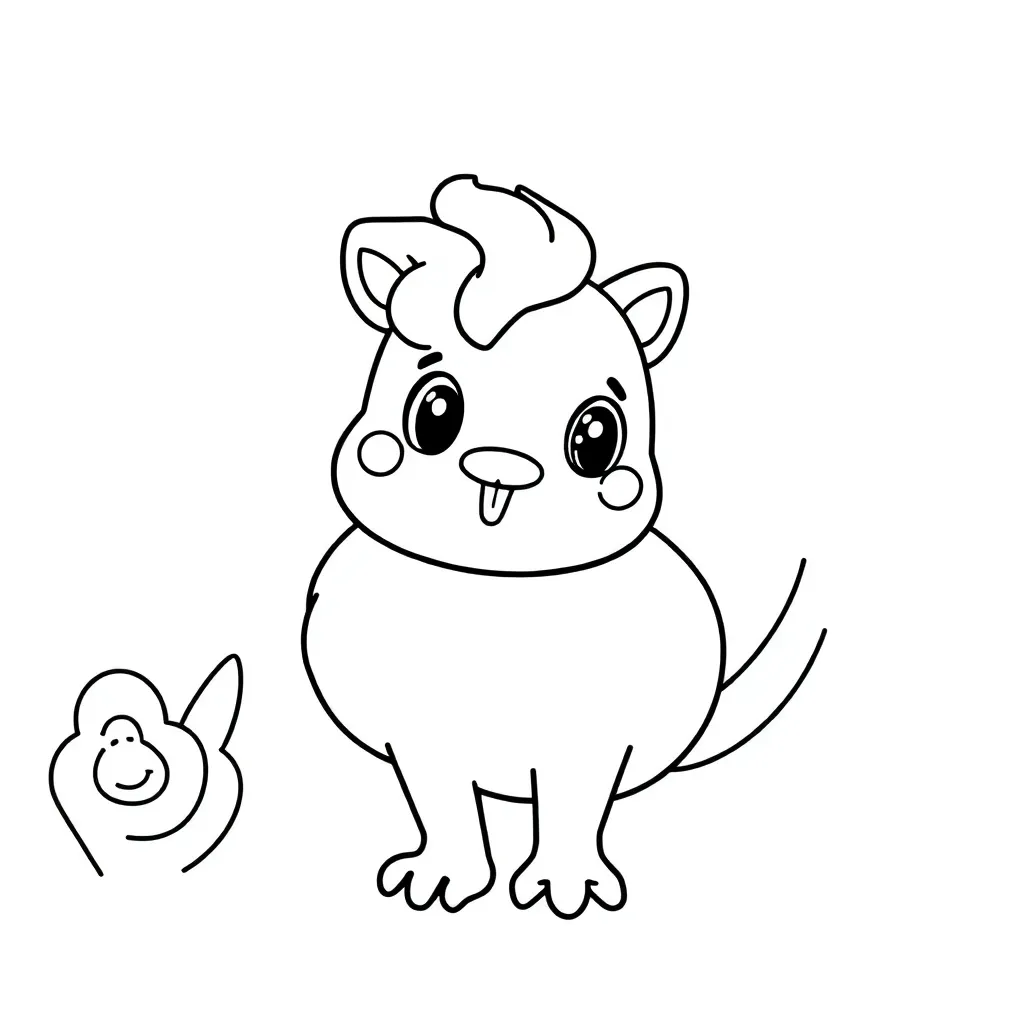 Feuille de coloriage pour enfants