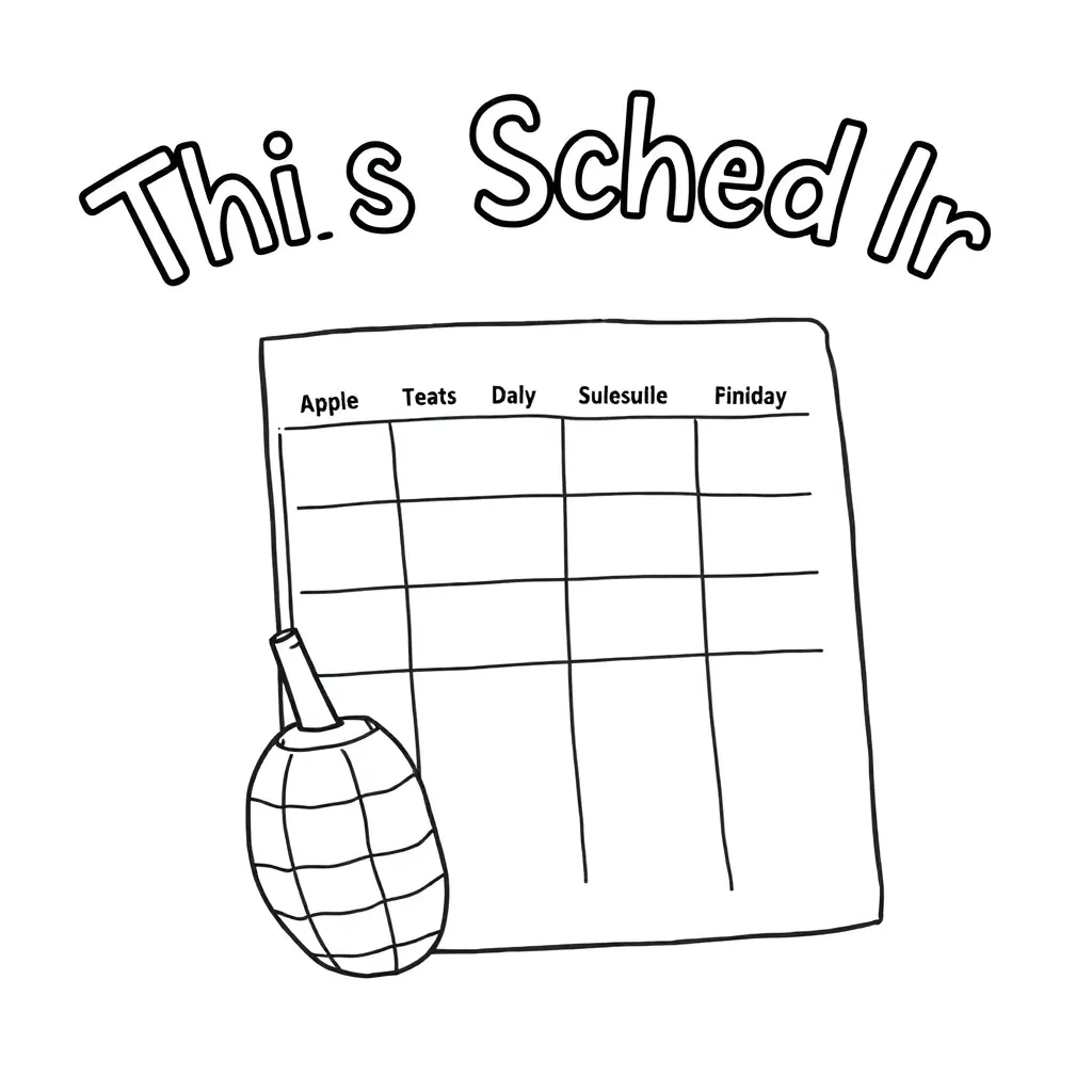 Feuille de coloriage pour enfants