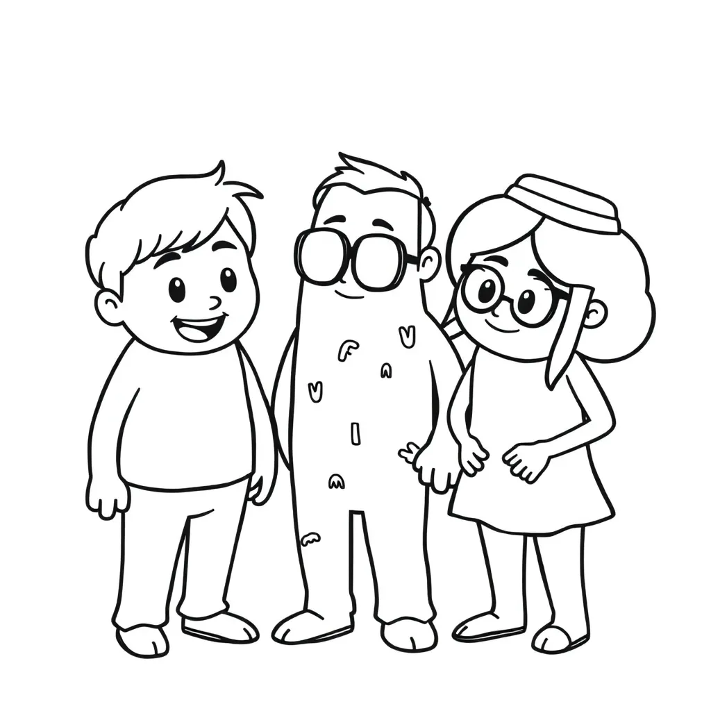 Feuille de coloriage pour enfants