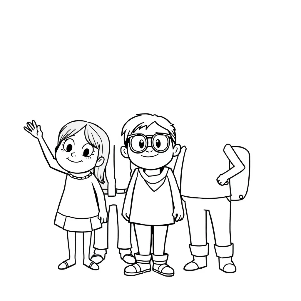 Feuille de coloriage pour enfants