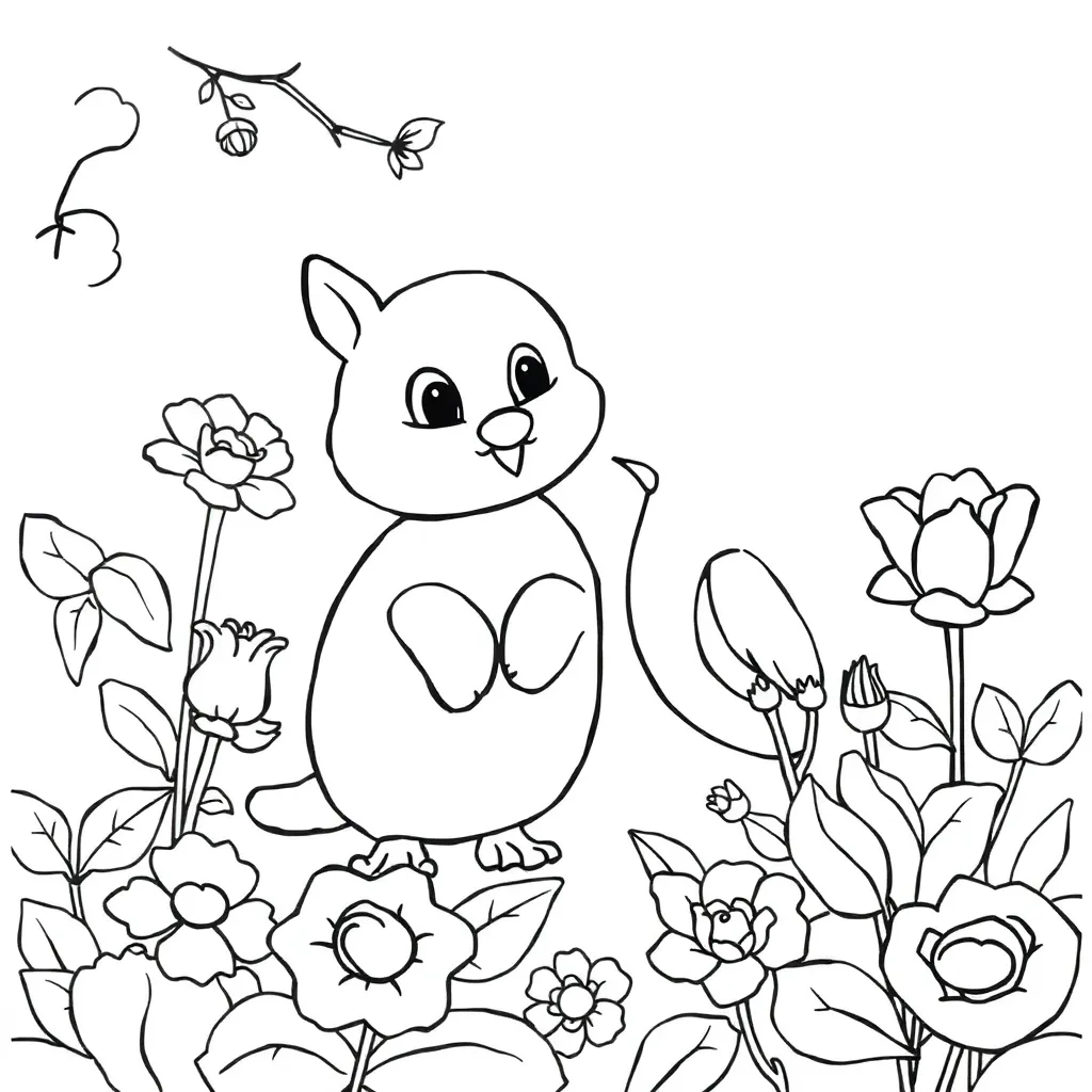 Feuille de coloriage pour enfants