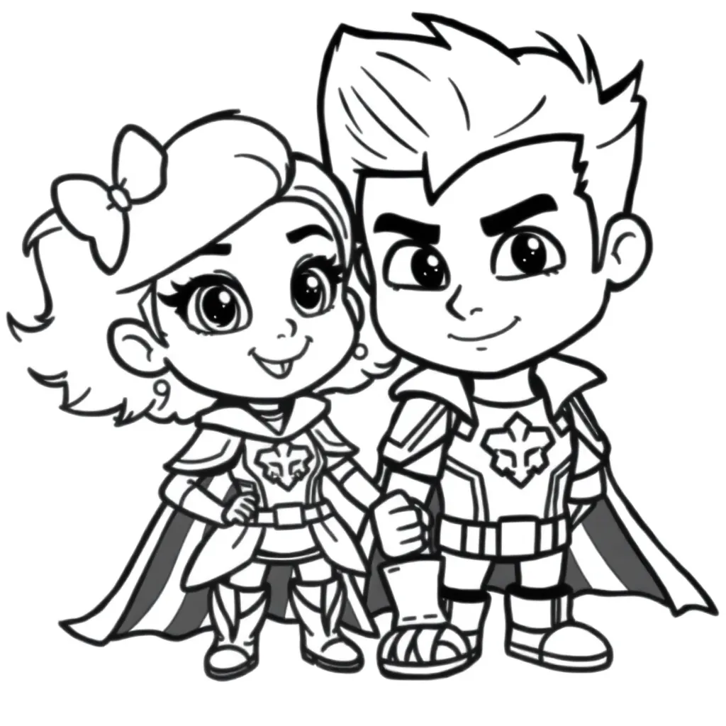 Feuille de coloriage pour enfants