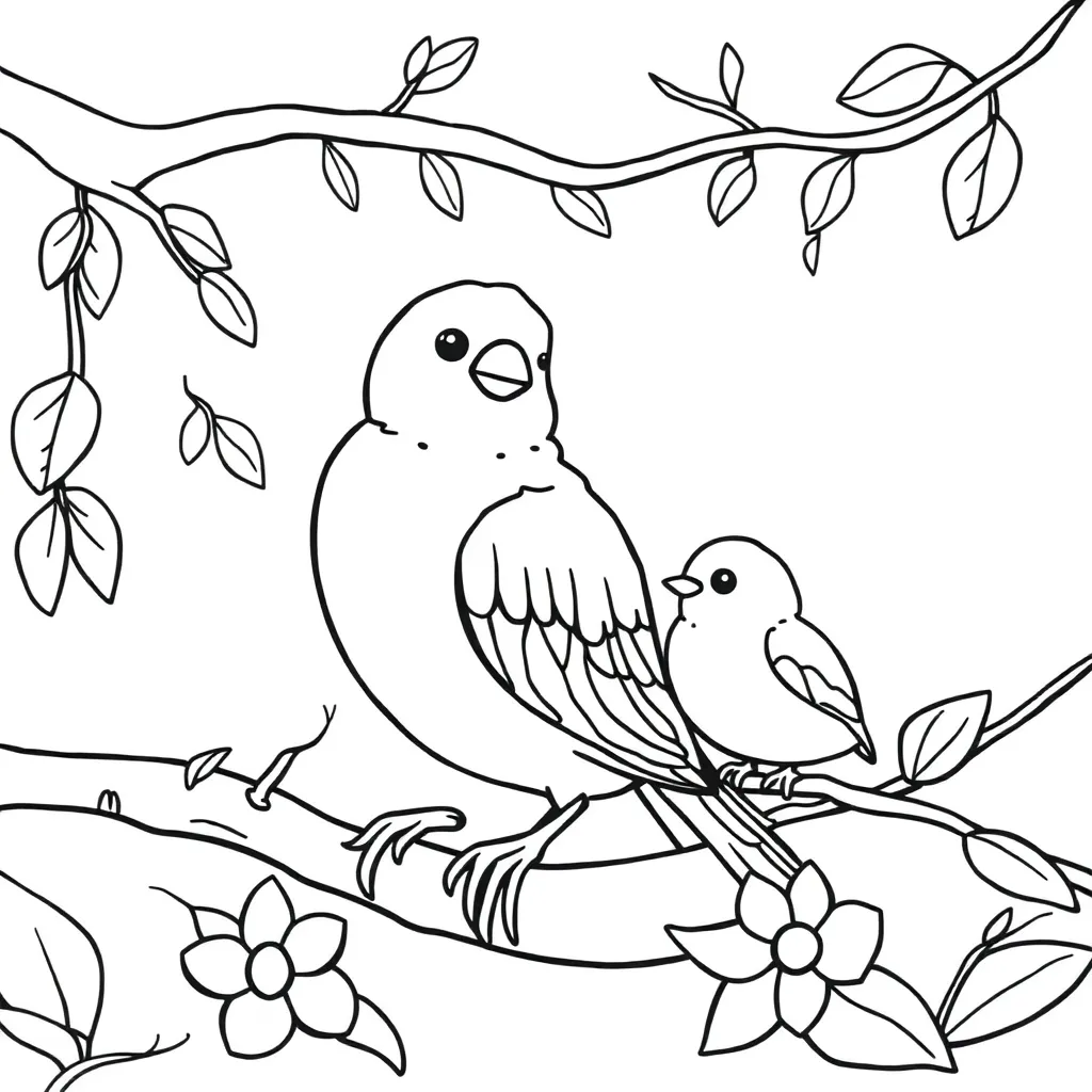 Feuille de coloriage pour enfants