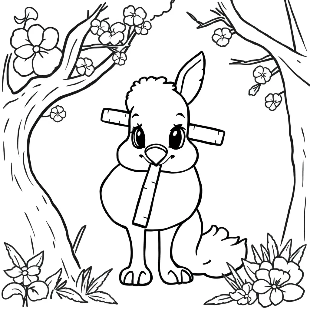 Feuille de coloriage pour enfants