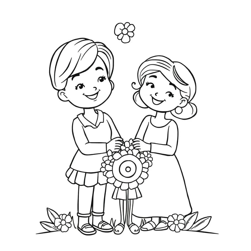 Feuille de coloriage pour enfants