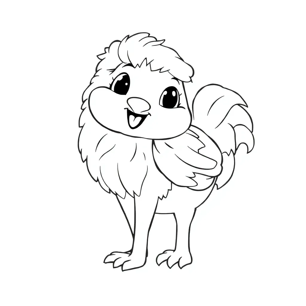 Feuille de coloriage pour enfants