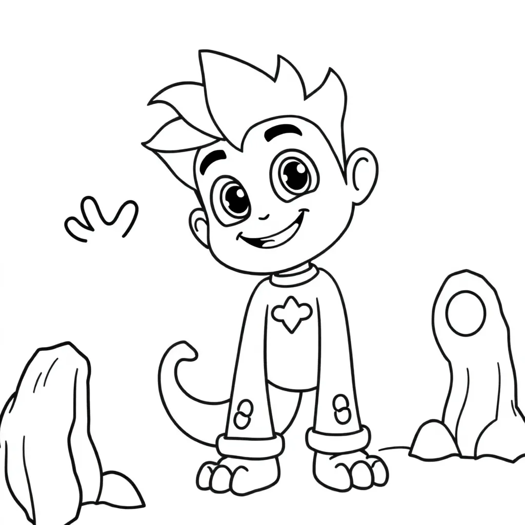 Feuille de coloriage pour enfants