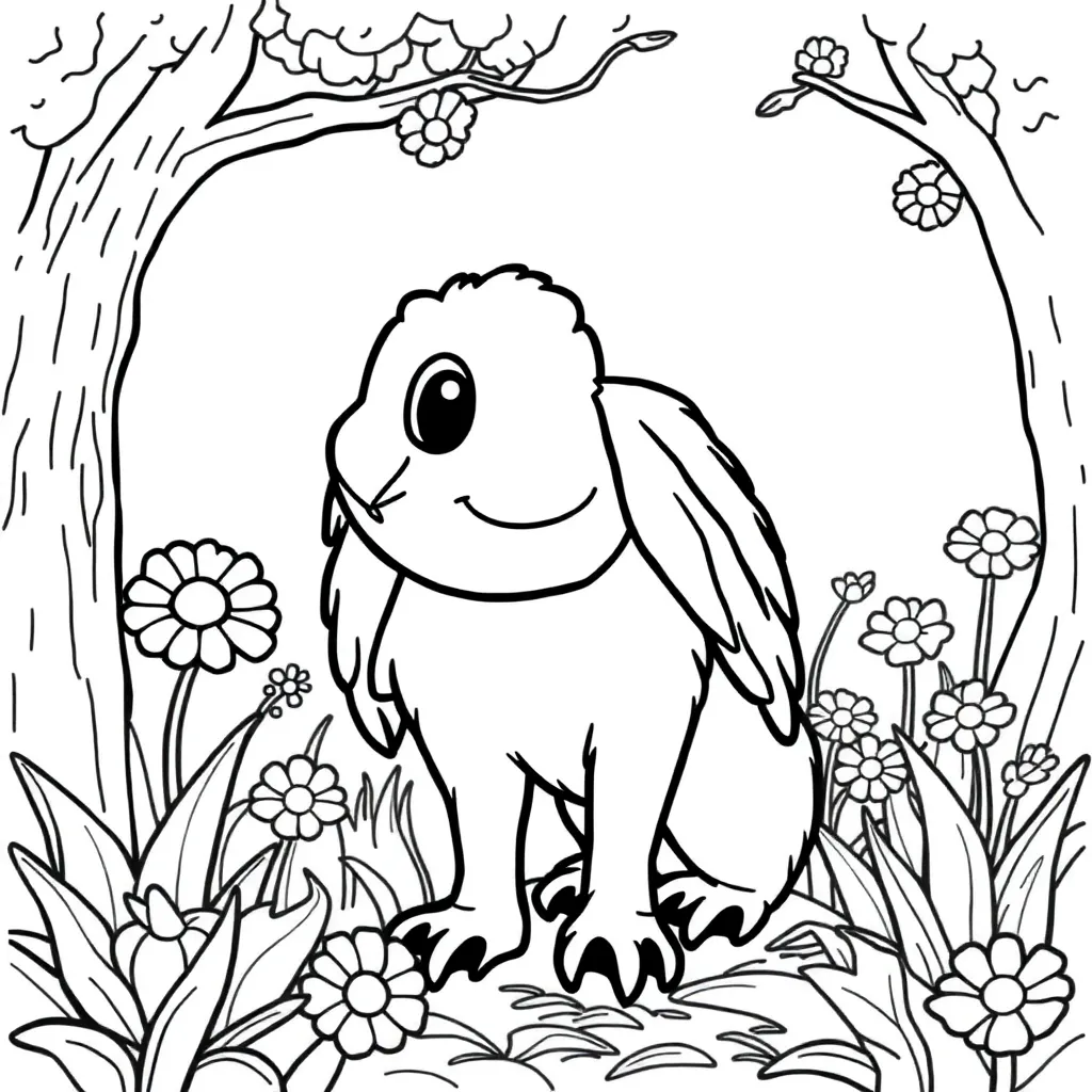 Feuille de coloriage pour enfants