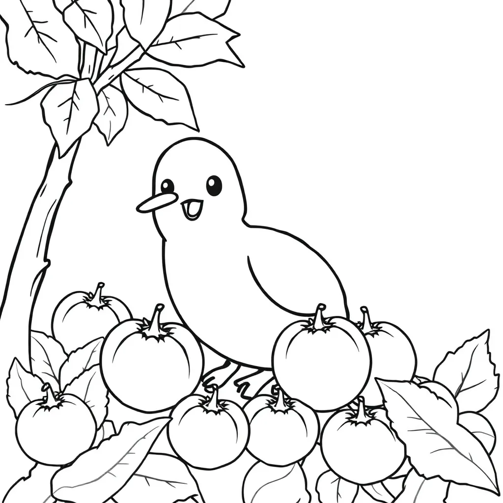 Feuille de coloriage pour enfants