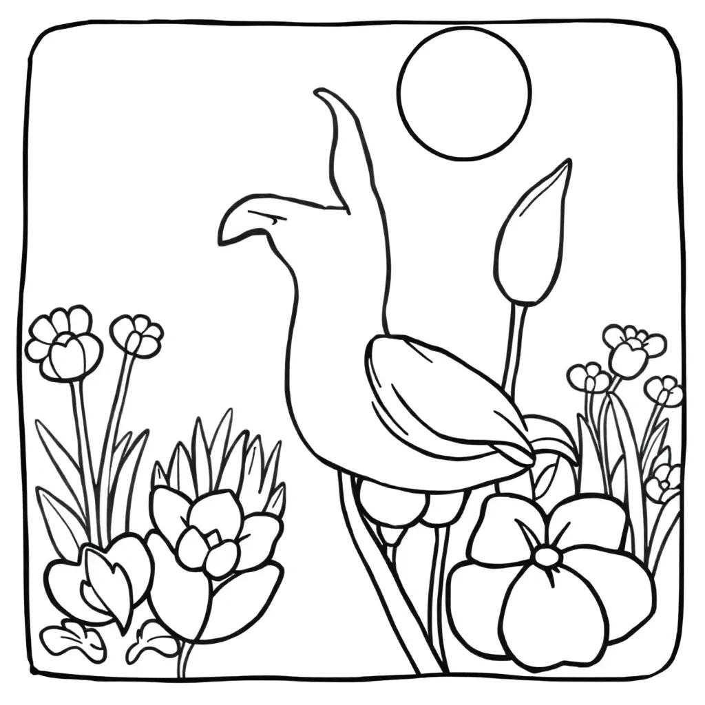 Feuille de coloriage pour enfants