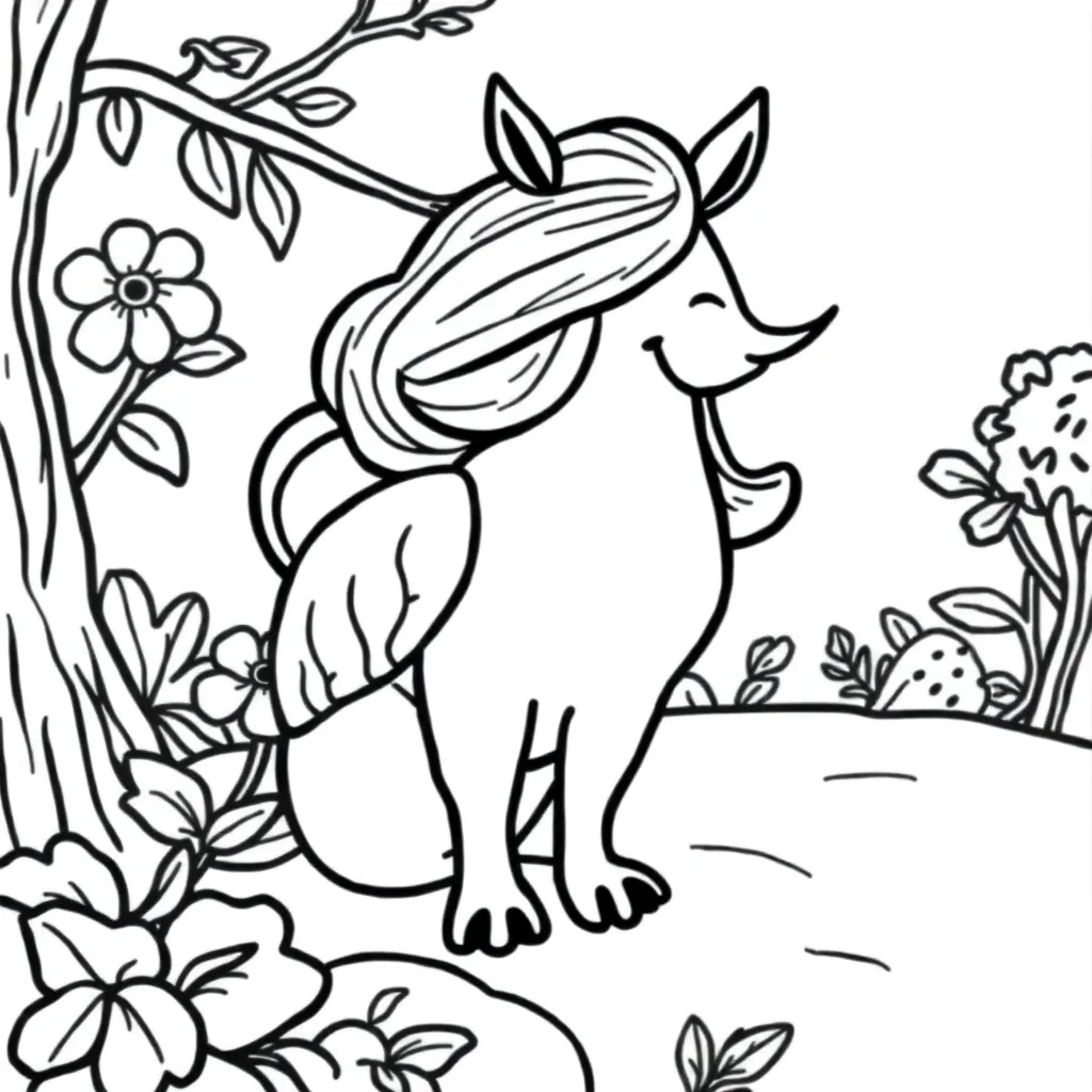 Feuille de coloriage pour enfants
