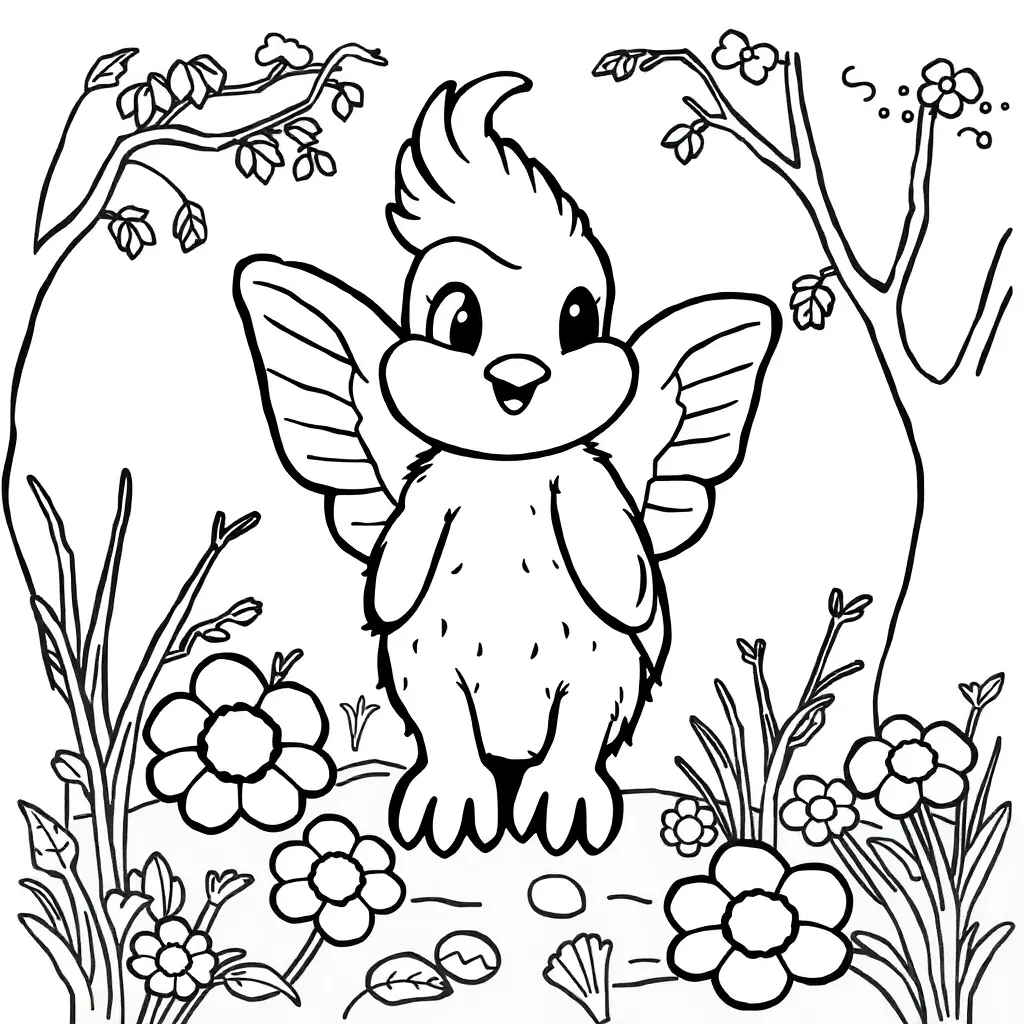 Feuille de coloriage pour enfants