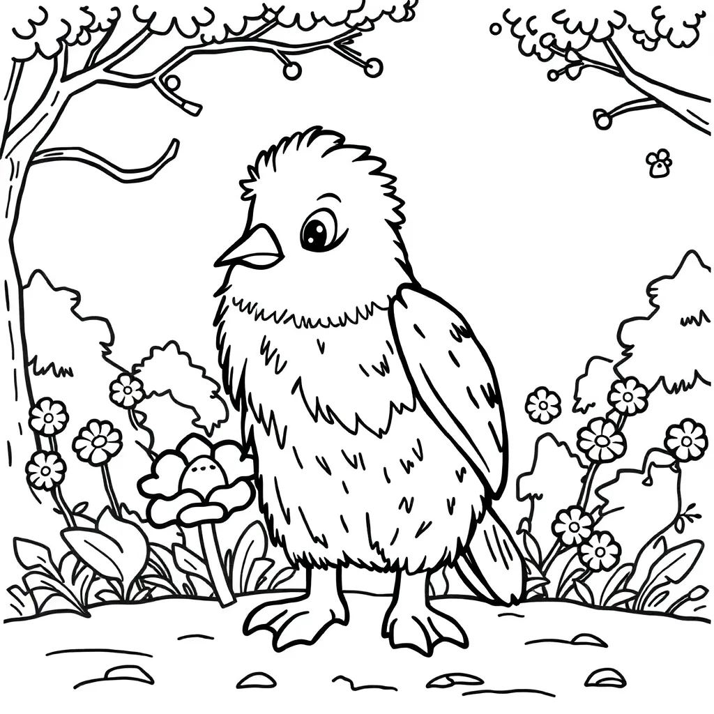 Feuille de coloriage pour enfants