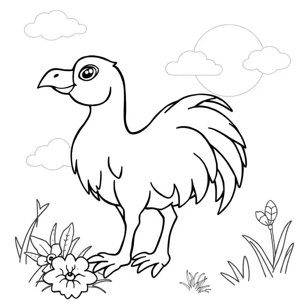 Feuille de coloriage pour enfants