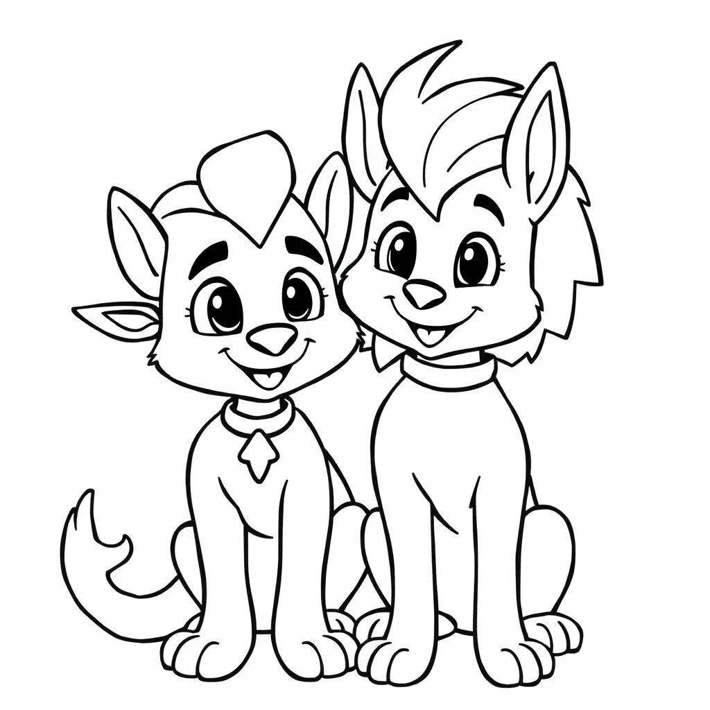 Feuille de coloriage pour enfants