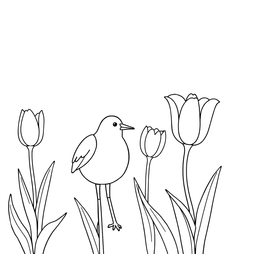Feuille de coloriage pour enfants