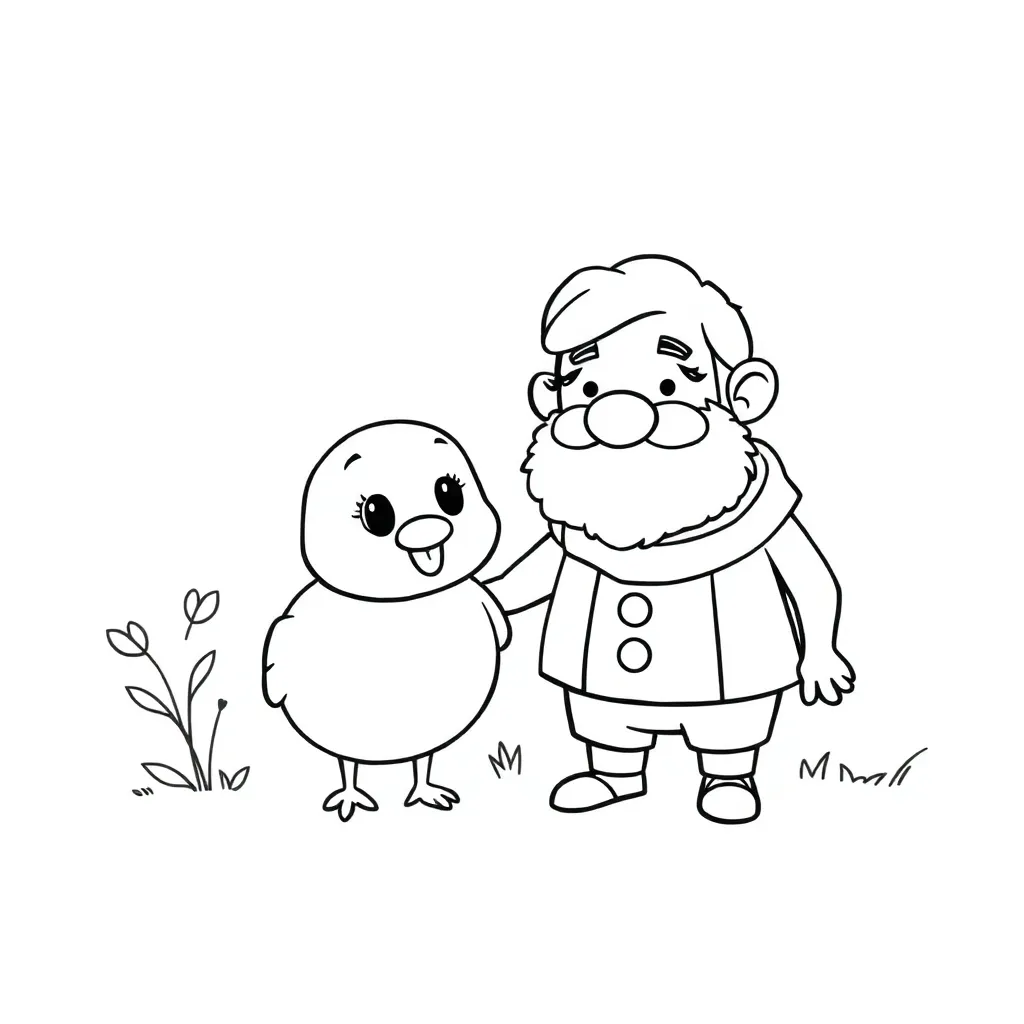 Feuille de coloriage pour enfants