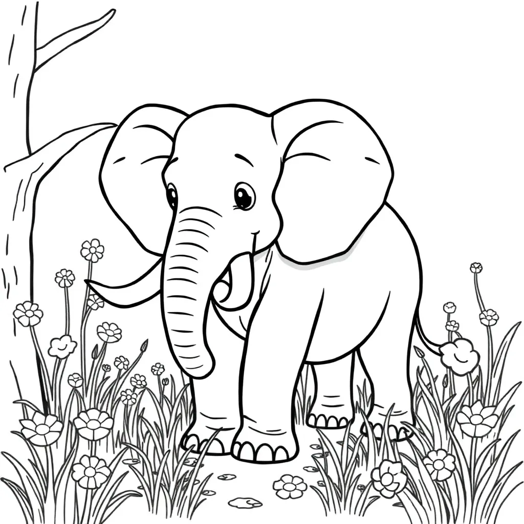 Feuille de coloriage pour enfants