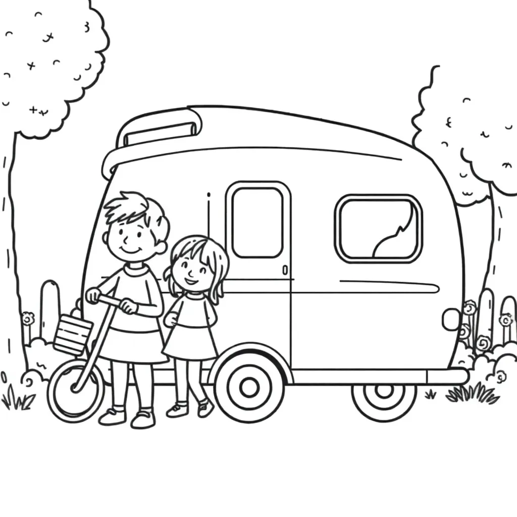 Feuille de coloriage pour enfants
