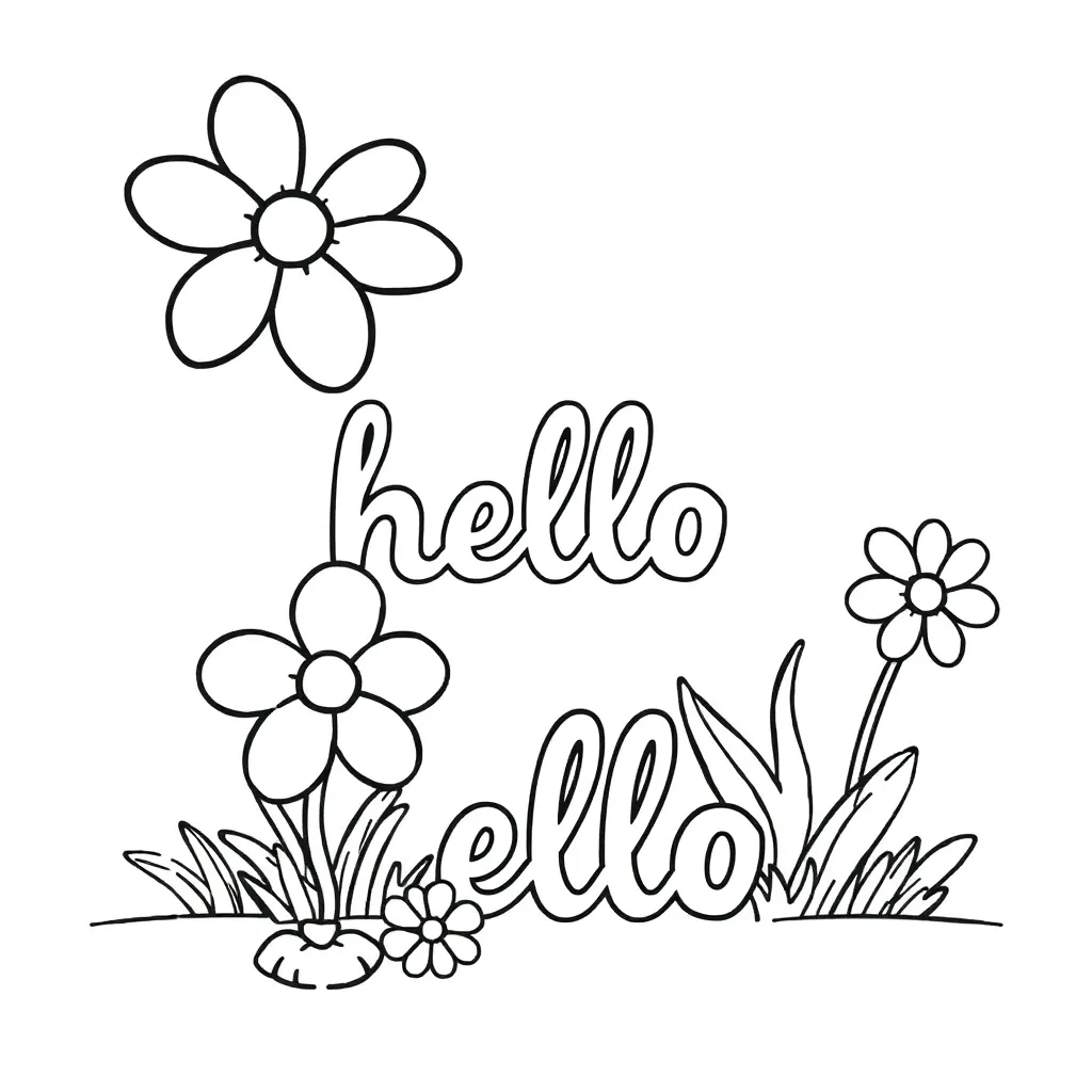 Feuille de coloriage pour enfants