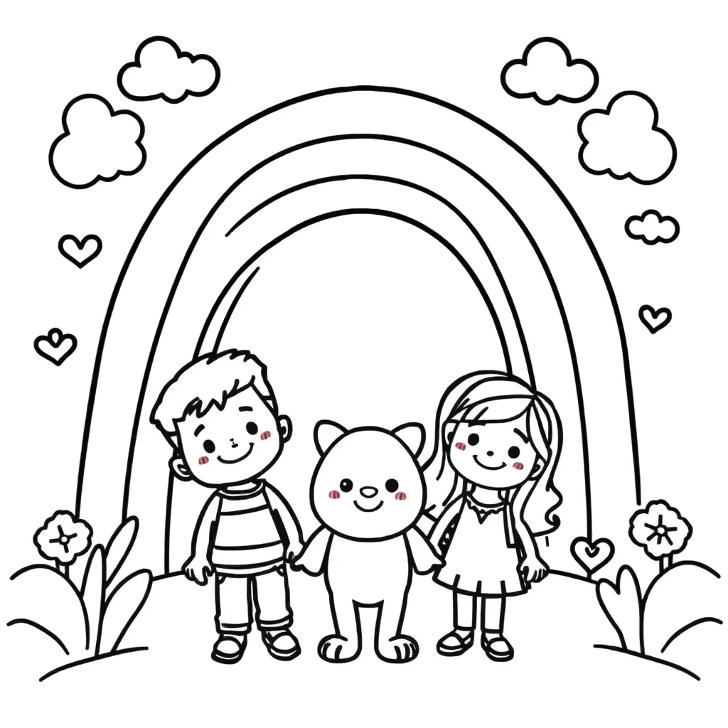 Feuille de coloriage pour enfants