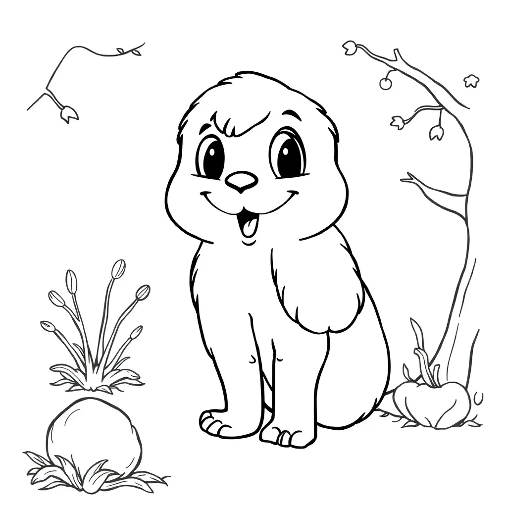 Feuille de coloriage pour enfants