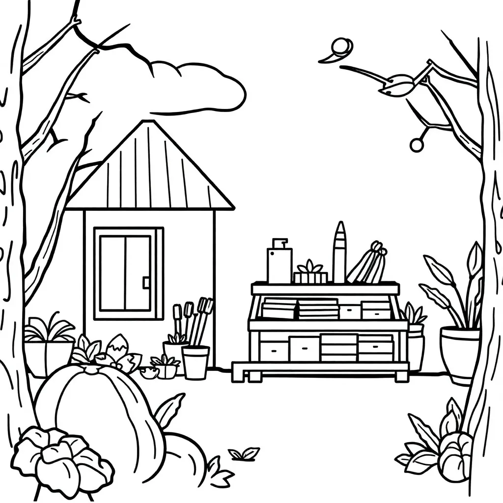 Feuille de coloriage pour enfants