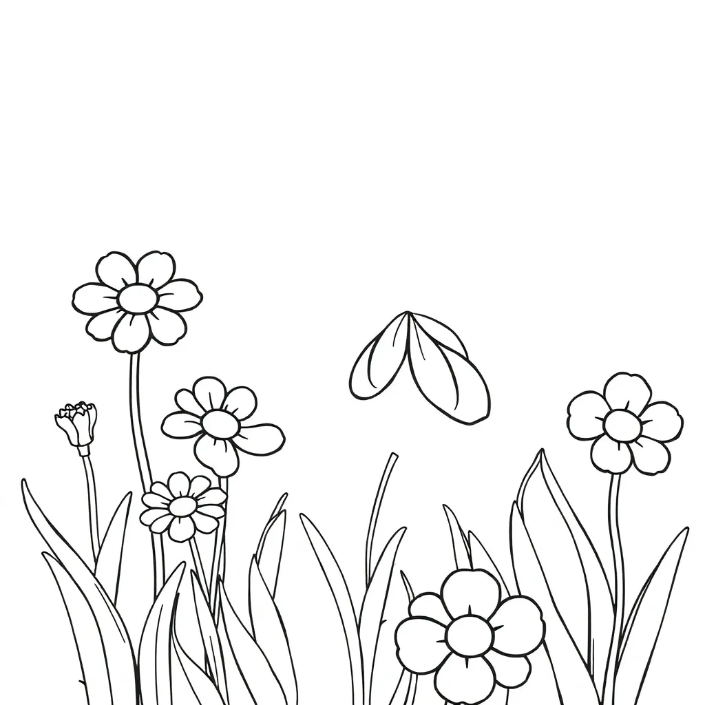 Feuille de coloriage pour enfants