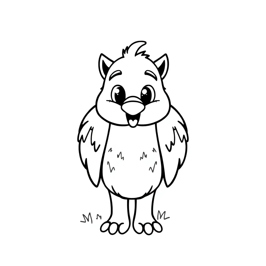 Feuille de coloriage pour enfants