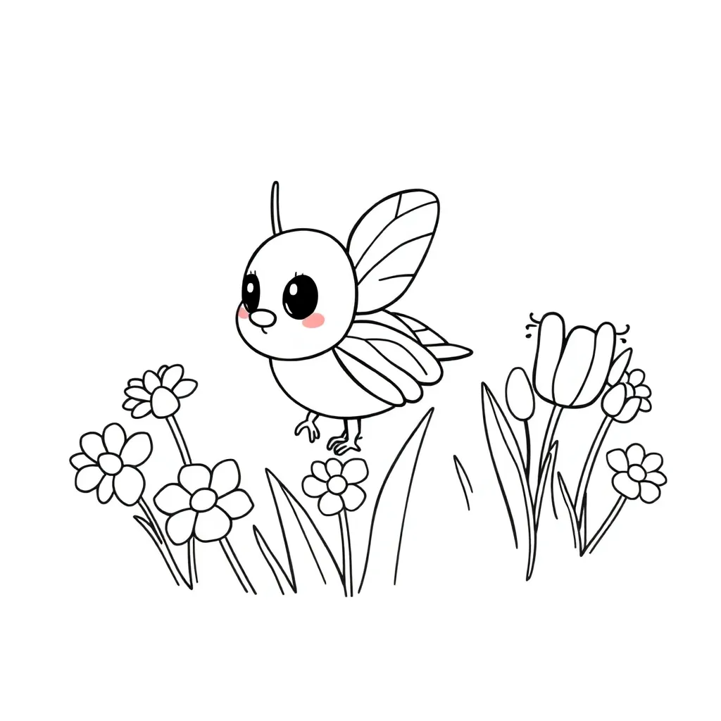 Feuille de coloriage pour enfants