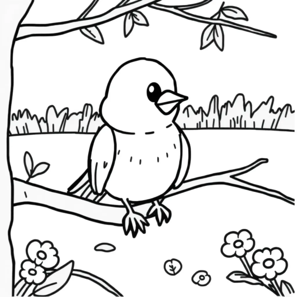 Feuille de coloriage pour enfants