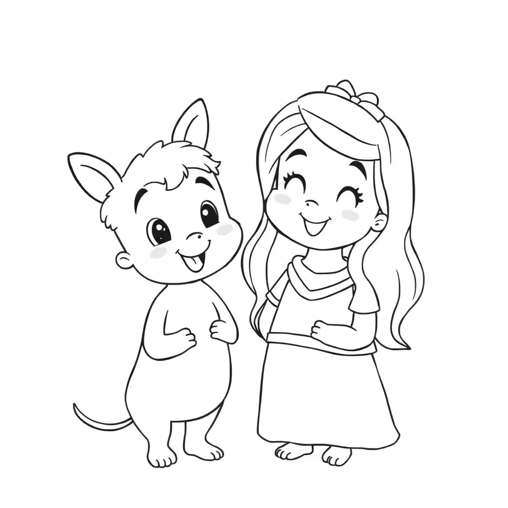 Feuille de coloriage pour enfants