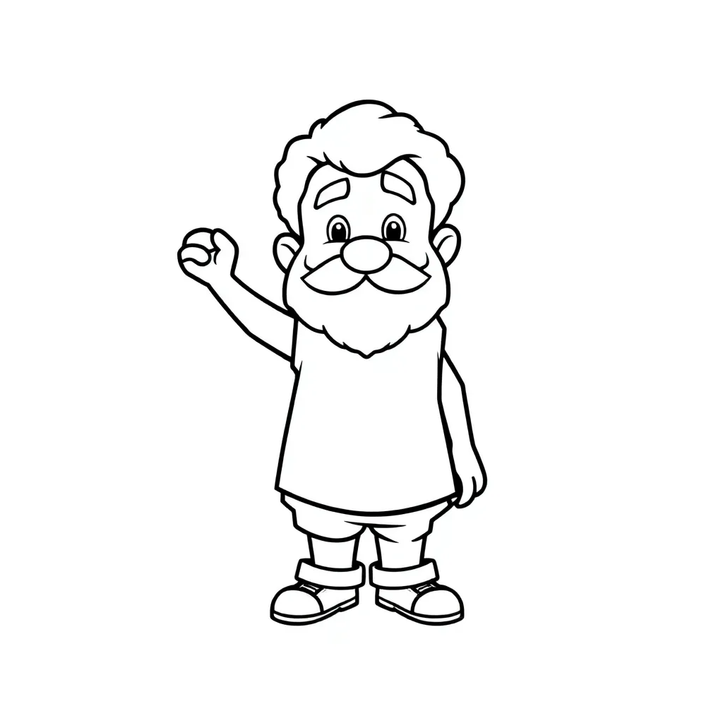 Feuille de coloriage pour enfants