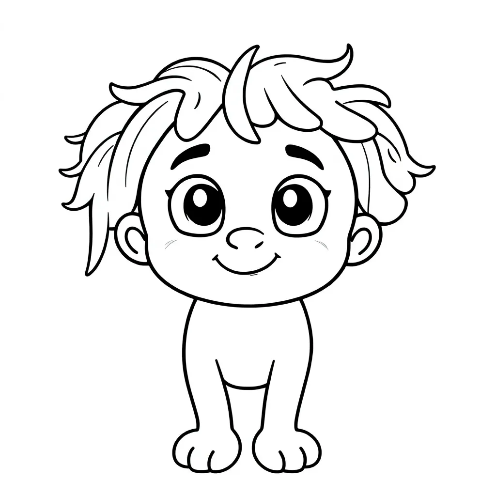 Feuille de coloriage pour enfants