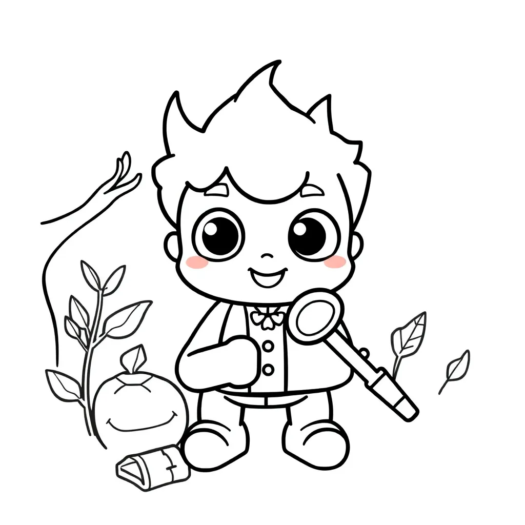 Feuille de coloriage pour enfants