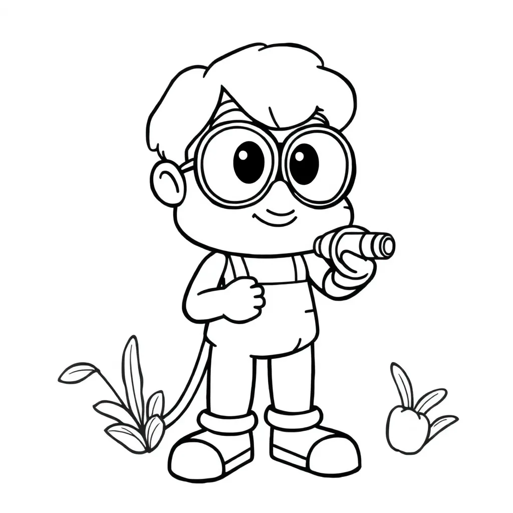 Feuille de coloriage pour enfants