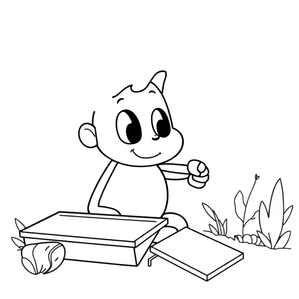 Feuille de coloriage pour enfants