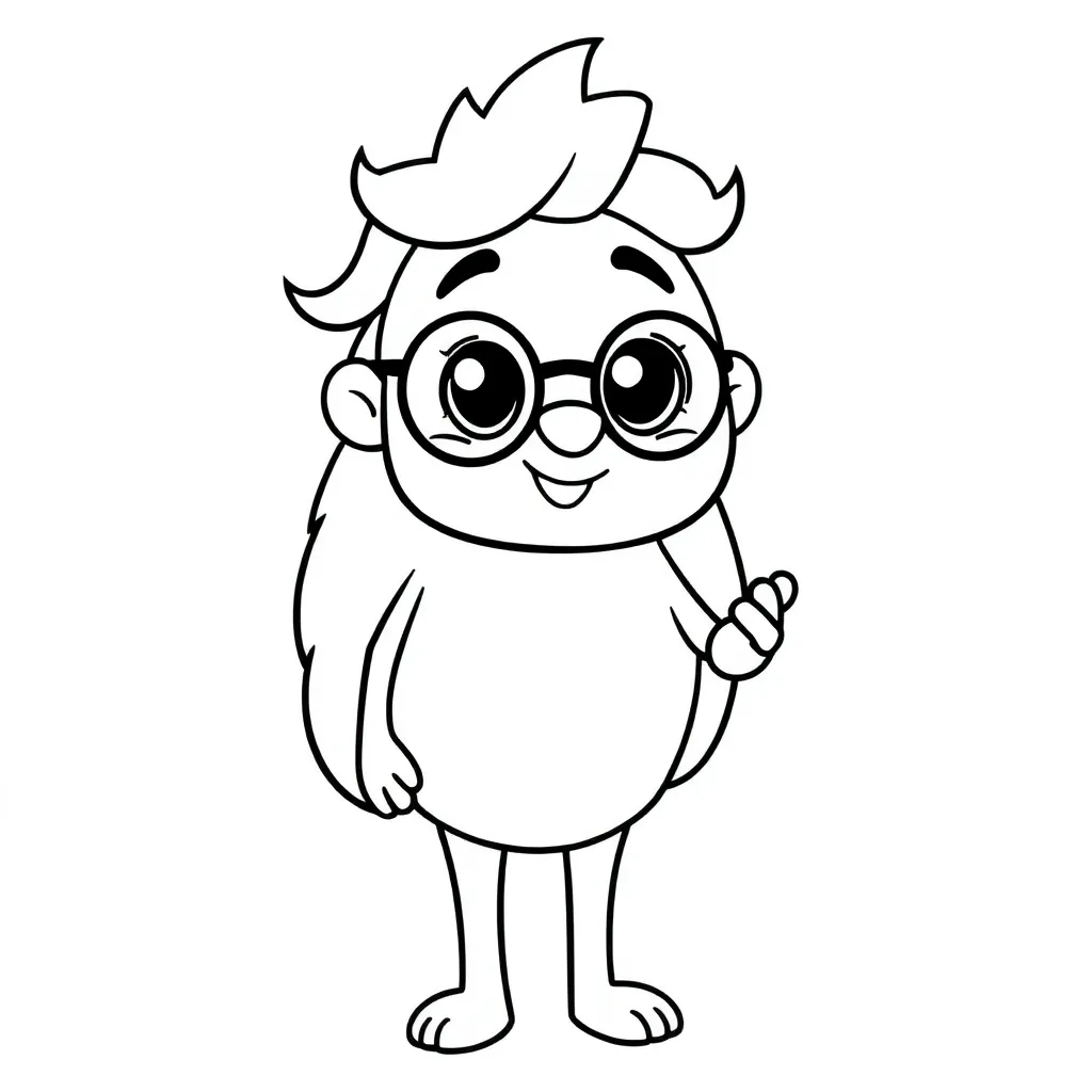 Feuille de coloriage pour enfants